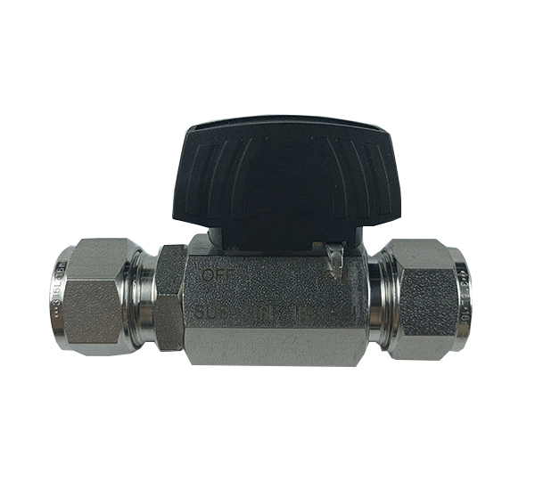 Ferrule ball valve