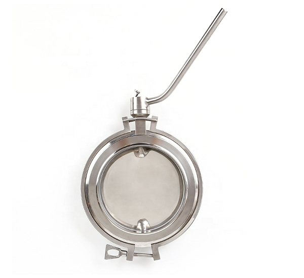 Powder butterfly valve